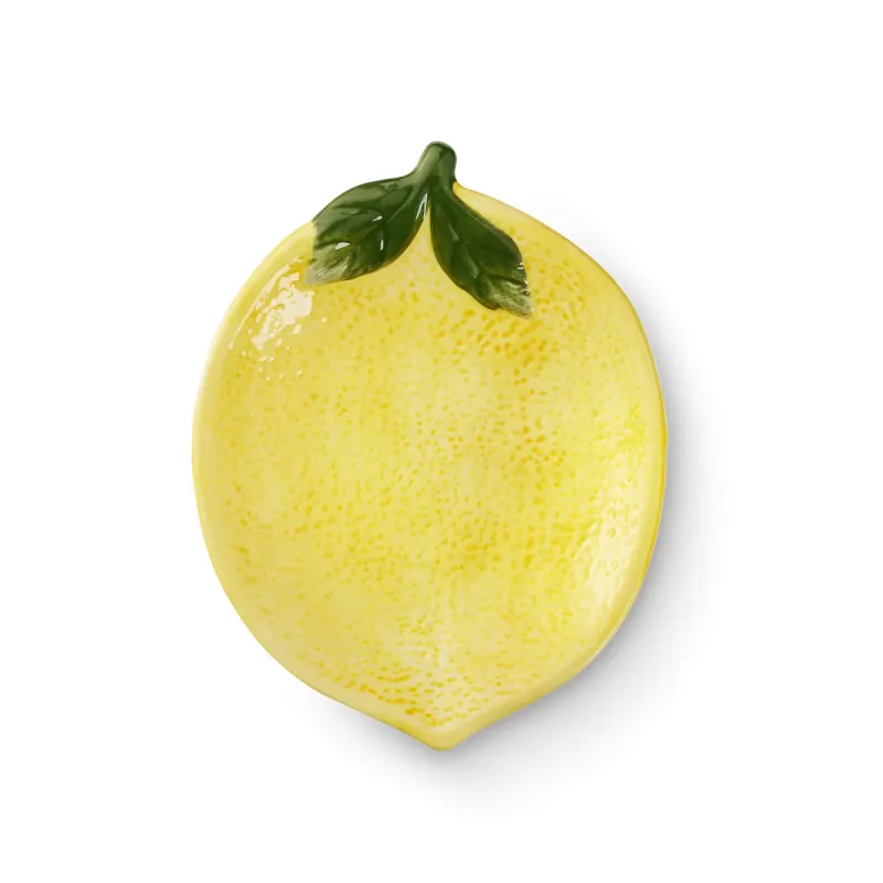 Olea Limon Formlu Seramik Tabak